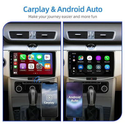 Riproduzione di DVD per auto da 9 pollici Navigare Android con 6 128 GB 4G Wifi GPS Dsp Rds AM Double Din Car Radio
