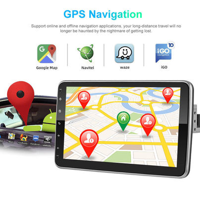 Universal 10.36' IPS Android Car Radio GPS Wifi 1 Din Touch Screen Carplay Fotocamera HD