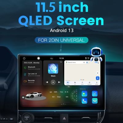 Universal Car Radio Android13 Car Player con schermo QELD da 11,5 pollici e radio TS10 a 8 core