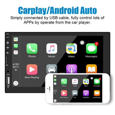 178*102mm Dimensione HD Touch Screen Auto MP5 Player con Carplay Bluetooth e Reverse Camera