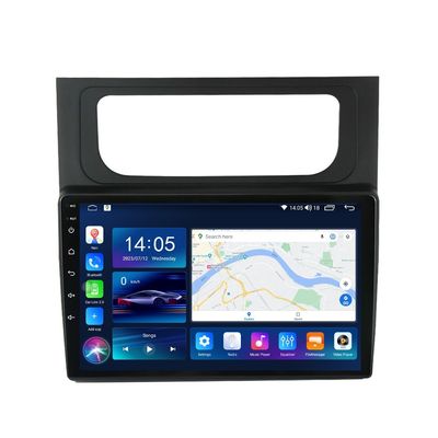 Fotocamera 360 Android Double Din Car Stereo per VW Multi Lingua Controllo del volante