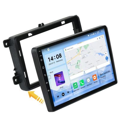 2DIN 9" QLED DSP CarPlay 4G LTE Android Car Radio per VW Passat B6 B7 Golf Polo Jetta