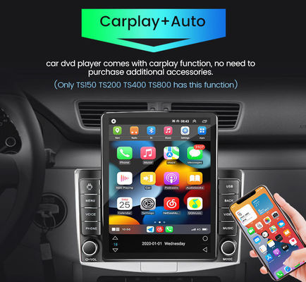 Universal Car Model 9.7 inch 2 din Double Din Android 12 Car DVD Player con GPS e Bluetooth