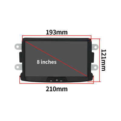 1280*800 Risoluzione Universal 2DIN Multimedia Player per Dacia/Sandero/Duster/Renault